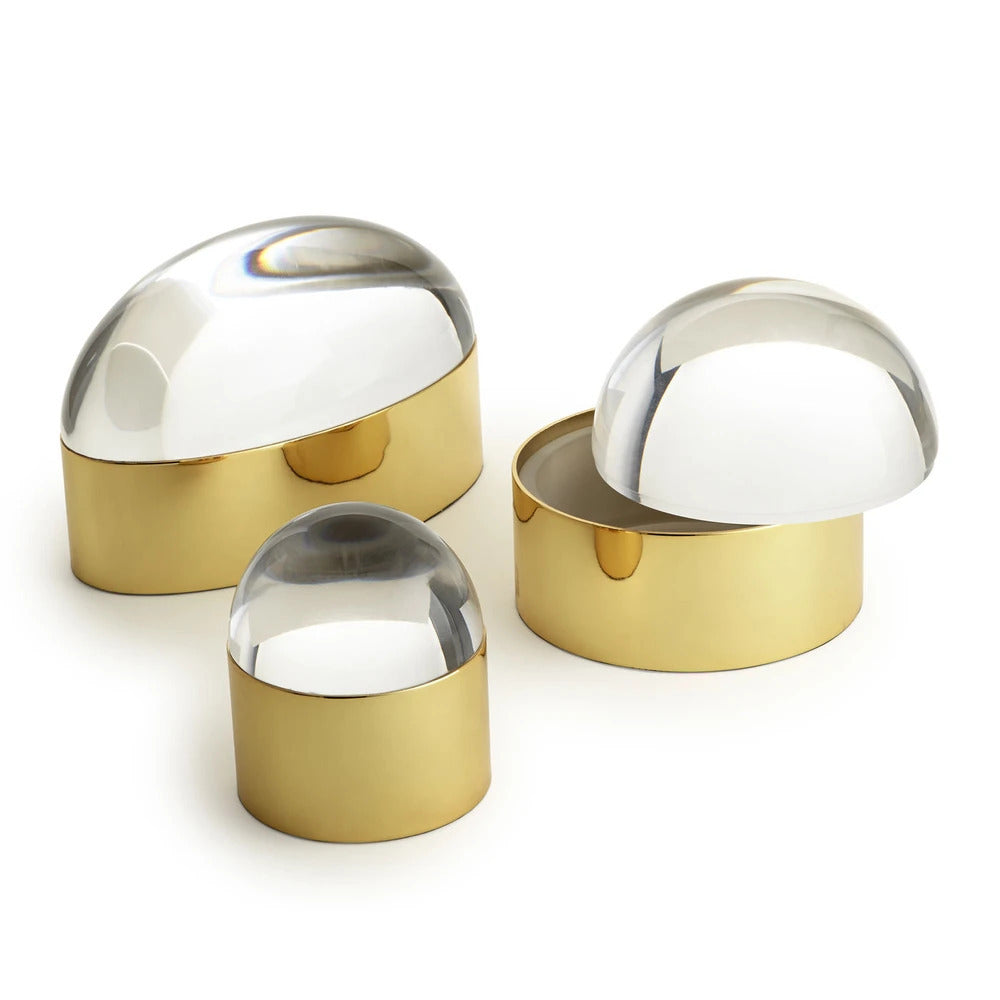 medium globo box clear