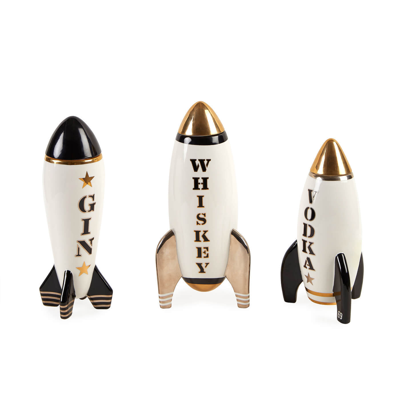 WHISKEY ROCKET DECANTER