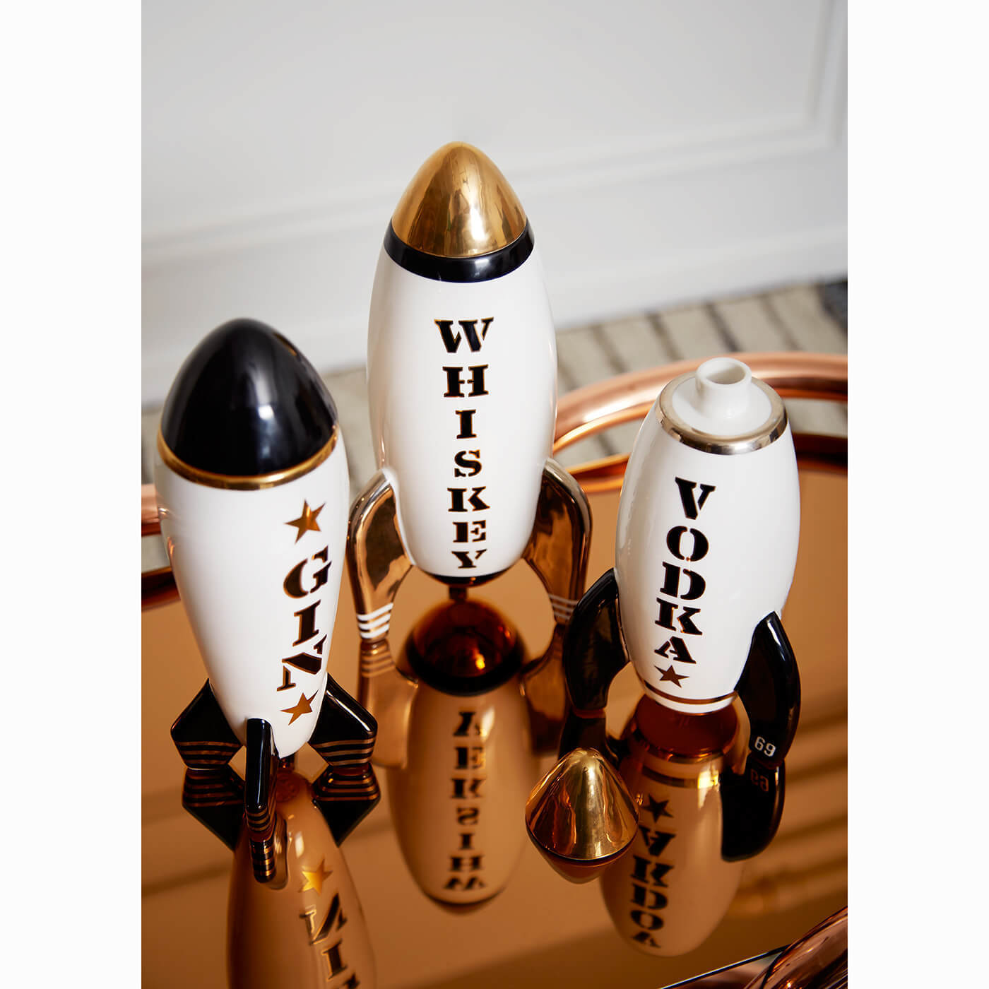 WHISKEY ROCKET DECANTER