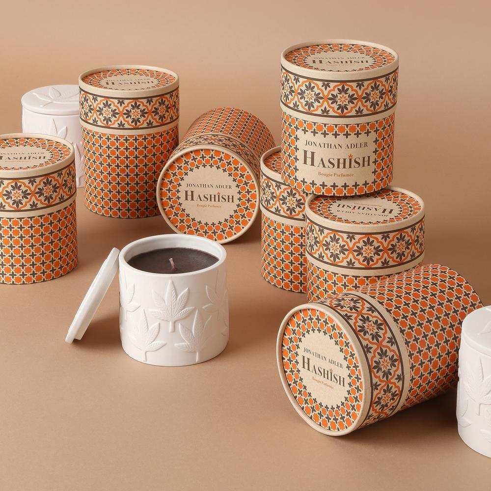 HASHISH CERAMIC CANDLE