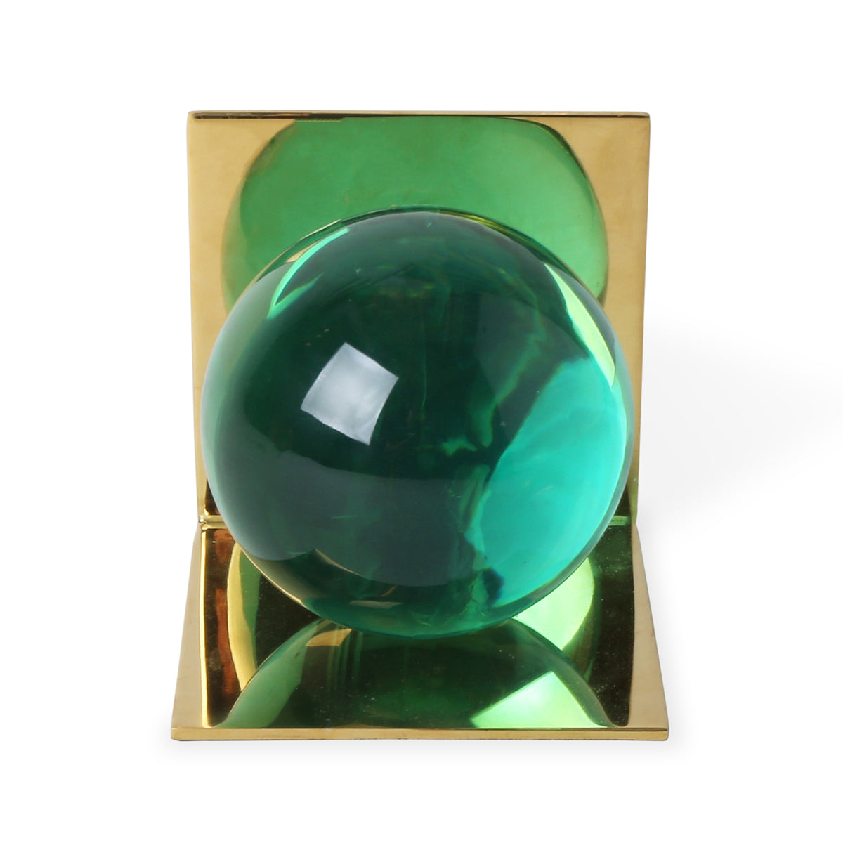 GLOBO BOOKEND SET - GREEN