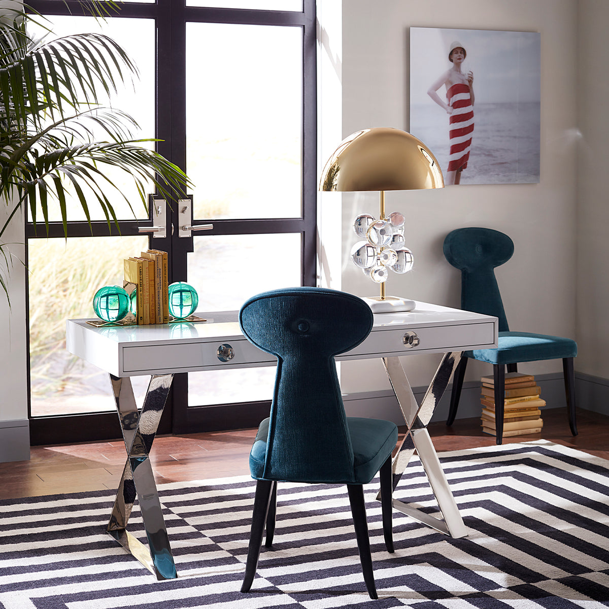 GLOBO BOOKEND SET - GREEN
